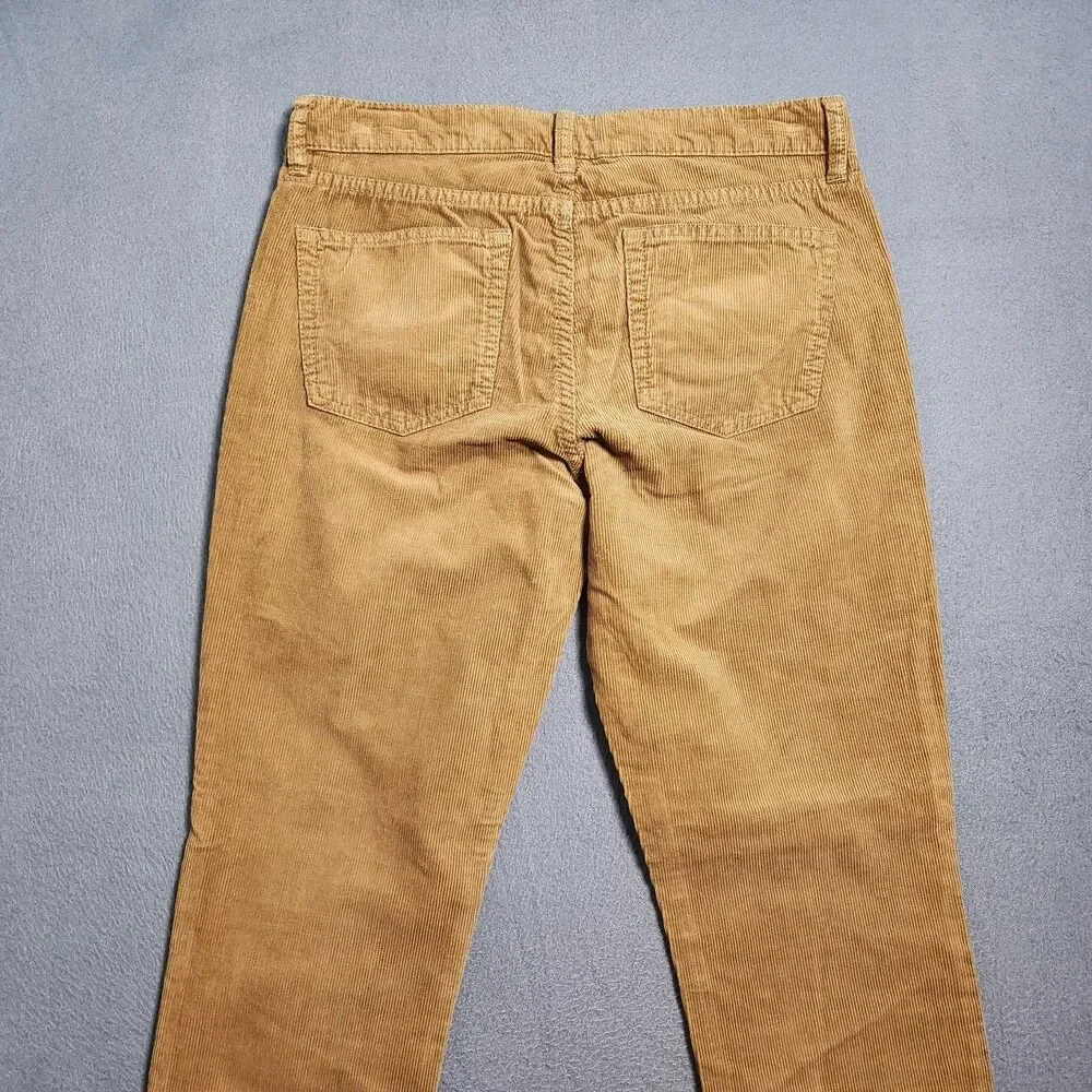 J. Crew Corduroy Pants Women 27S Brown City Fit Vintage Matchstick Skinny Leg